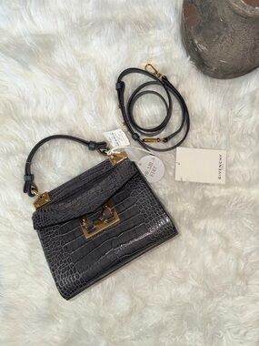 GIVENCHY EDEN MINI CROC EMBOSSED